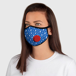 Маска с клапаном Узор Blue Dope Ski Mask Camo Dope Street Market, цвет: 3D-красный