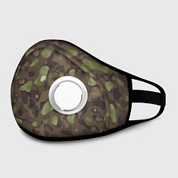 Маска с клапаном Камуфляж Multicam, цвет: 3D-белый — фото 2