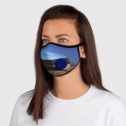 Маска с клапаном Dust2 full 3d 4k, цвет: 3D-синий