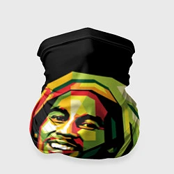 Бандана-труба Bob Marley Smile, цвет: 3D-принт