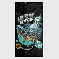 Бандана-труба Iron Nuts, цвет: 3D-принт — фото 2