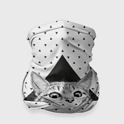 Бандана-труба Взгляд кота, цвет: 3D-принт