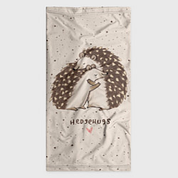 Бандана-труба Влюбленные ежики, цвет: 3D-принт — фото 2