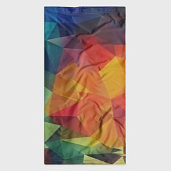 Бандана-труба Цветные полигоны, цвет: 3D-принт — фото 2