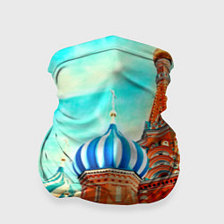 Бандана-труба Blue Kremlin, цвет: 3D-принт