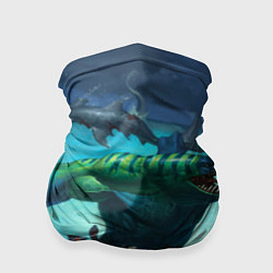 Бандана-труба Tidehunter: Water Rage, цвет: 3D-принт