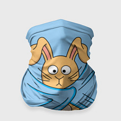 Бандана-труба Стеснительный кролик, цвет: 3D-принт