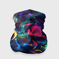 Бандана-труба Неоновая вода, цвет: 3D-принт
