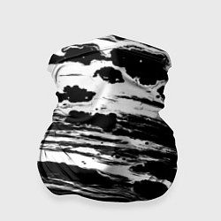 Бандана-труба Gray color abstract, цвет: 3D-принт
