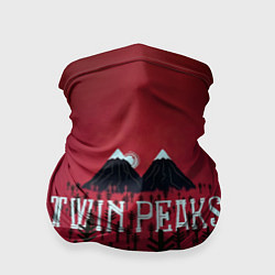 Бандана-труба Twin Peaks Wood, цвет: 3D-принт