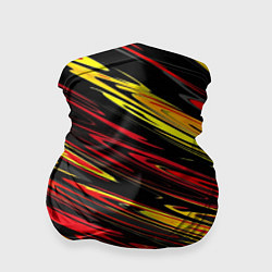 Бандана-труба Темные полоски, цвет: 3D-принт