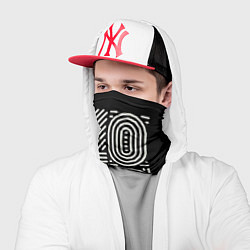 Бандана-труба L O V E, цвет: 3D-принт — фото 2