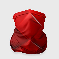 Бандана-труба Red squares, цвет: 3D-принт