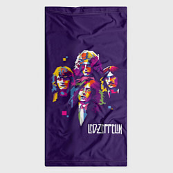 Бандана-труба Led Zeppelin: Violet Art, цвет: 3D-принт — фото 2