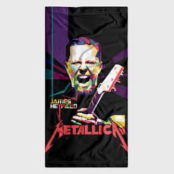 Бандана-труба Metallica: James Alan Hatfield, цвет: 3D-принт — фото 2