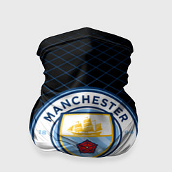 Бандана-труба FC Manchester City: Blue Lines, цвет: 3D-принт