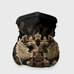 Бандана-труба Золотой Герб России, цвет: 3D-принт