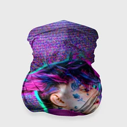 Бандана-труба Lil Peep: Glitch, цвет: 3D-принт