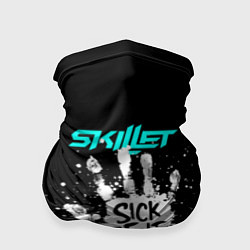 Бандана-труба Skillet: Sick of it, цвет: 3D-принт