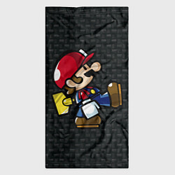Бандана-труба Super Mario: Black Brick, цвет: 3D-принт — фото 2