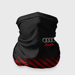 Бандана-труба Audi: Red Lines, цвет: 3D-принт