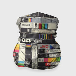 Бандана-труба VHS-кассеты, цвет: 3D-принт