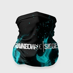 Бандана R6S: Turquoise Flame