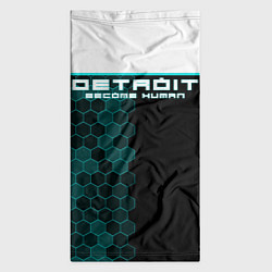 Бандана-труба Detroit: Cyber Hexagons, цвет: 3D-принт — фото 2
