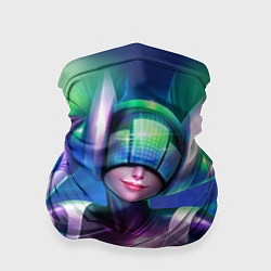 Бандана-труба DJ Sona: LoL, цвет: 3D-принт