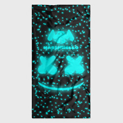 Бандана-труба Marshmello: Blue Fireflies, цвет: 3D-принт — фото 2