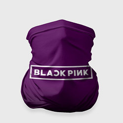 Бандана-труба Black Pink: Violet Gradient, цвет: 3D-принт