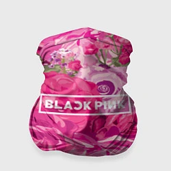 Бандана-труба Black Pink: Abstract Flowers, цвет: 3D-принт