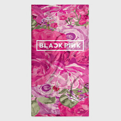 Бандана-труба Black Pink: Abstract Flowers, цвет: 3D-принт — фото 2