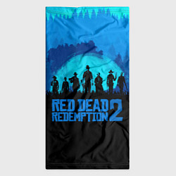 Бандана-труба RDR 2: Blue Style, цвет: 3D-принт — фото 2