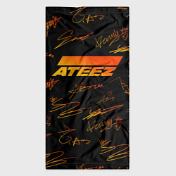 Бандана-труба ATEEZ АВТОГРАФЫ, цвет: 3D-принт — фото 2