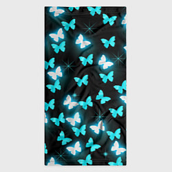 Бандана-труба Бабочки, цвет: 3D-принт — фото 2