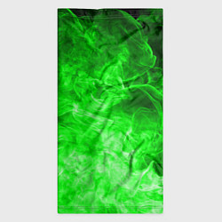 Бандана-труба ОГОНЬ GREEN NEON, цвет: 3D-принт — фото 2