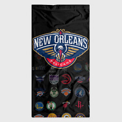 Бандана-труба New Orleans Pelicans 1, цвет: 3D-принт — фото 2