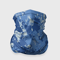Бандана-труба КАМУФЛЯЖ BLUE, цвет: 3D-принт