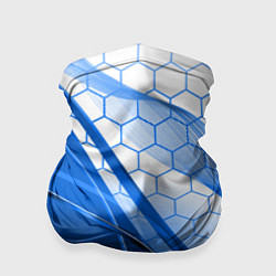 Бандана-труба ABSTRACT BLUE, цвет: 3D-принт