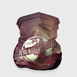 Бандана-труба The World Is Yours, цвет: 3D-принт