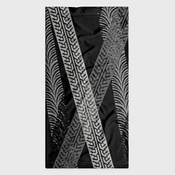 Бандана-труба Следы шин, цвет: 3D-принт — фото 2