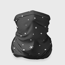 Бандана-труба Снежинки и звёзды, цвет: 3D-принт