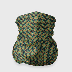 Бандана-труба Зеленые круги, цвет: 3D-принт