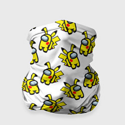 Бандана-труба Among us Pikachu, цвет: 3D-принт
