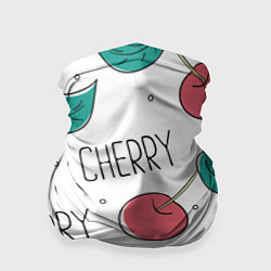 Бандана-труба Вишенки Cherry, цвет: 3D-принт