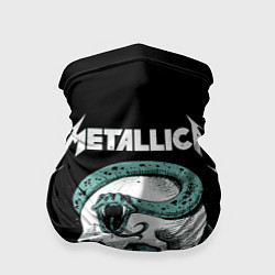 Бандана-труба Metallica, цвет: 3D-принт