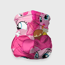 Бандана-труба Pinkie Pie pattern, цвет: 3D-принт