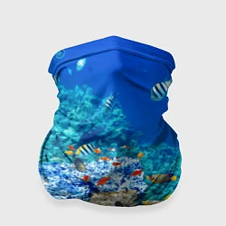 Бандана-труба Морской мир, цвет: 3D-принт