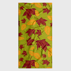 Бандана-труба Осенние листья клён и дуб, цвет: 3D-принт — фото 2